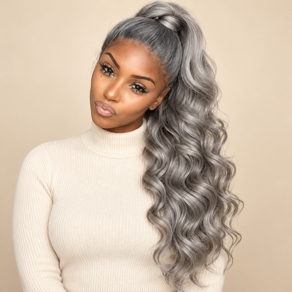 Ponytails collection featuring a human model