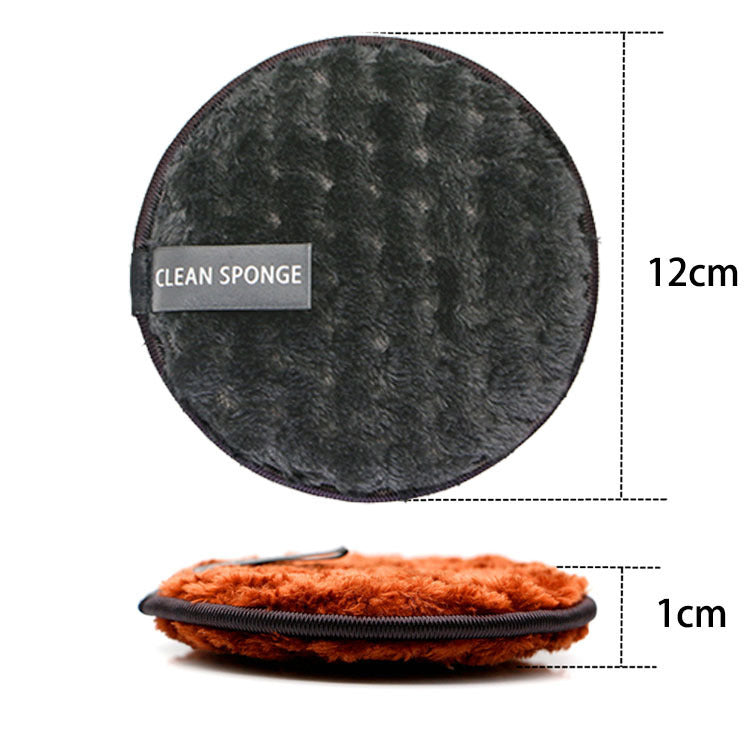 Pineapple Grid Cleansing Pad Round Water Cleansing Cotton Makeup Remover Puff