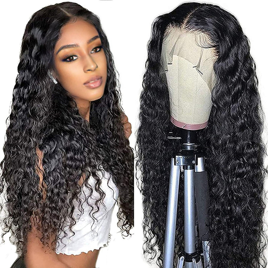 Water Wave 13x4 Lace Front Wig – Natural Color, photo 1