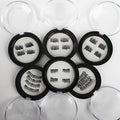 3D magnet false eyelashes pure manual single magnet double magnet can be customized magnetic eyelashes free magnetic eyelash fast delivery