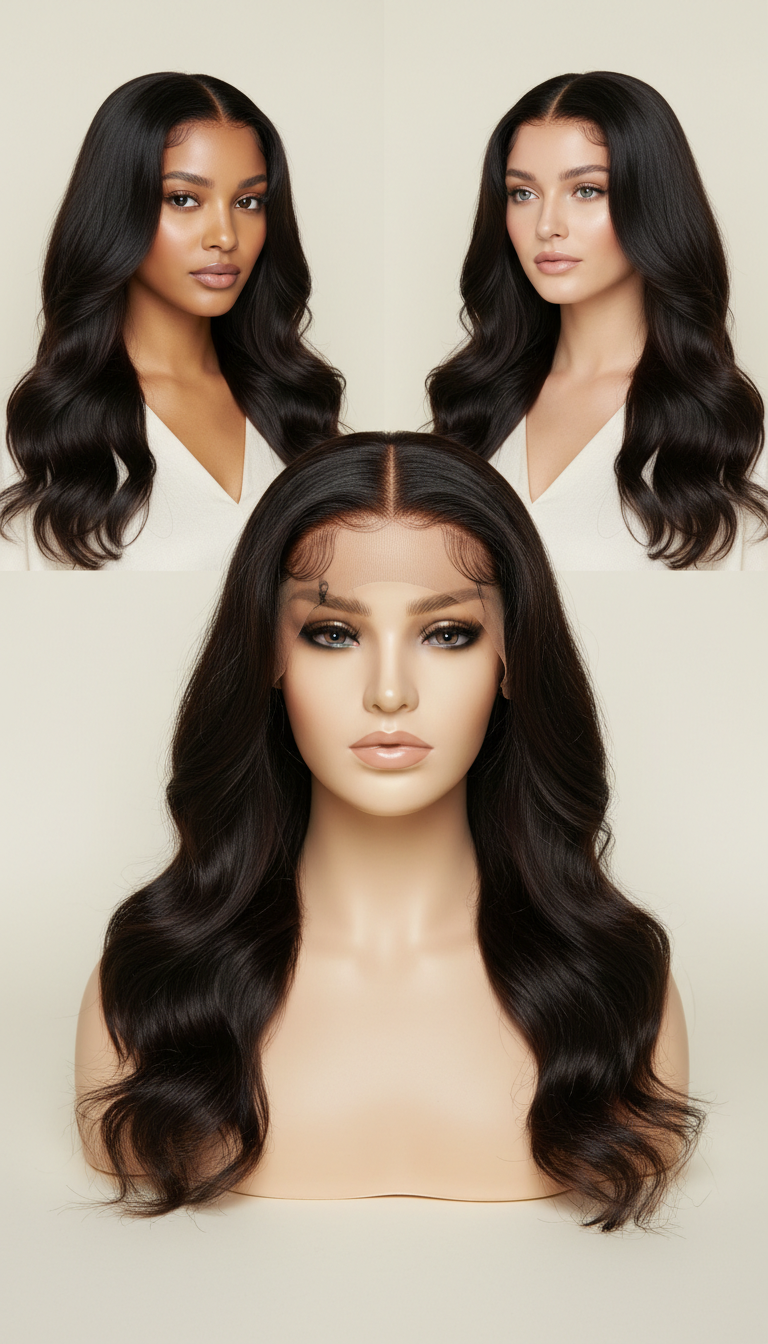 Full Cap Body Wave Synthetic Blend Wig