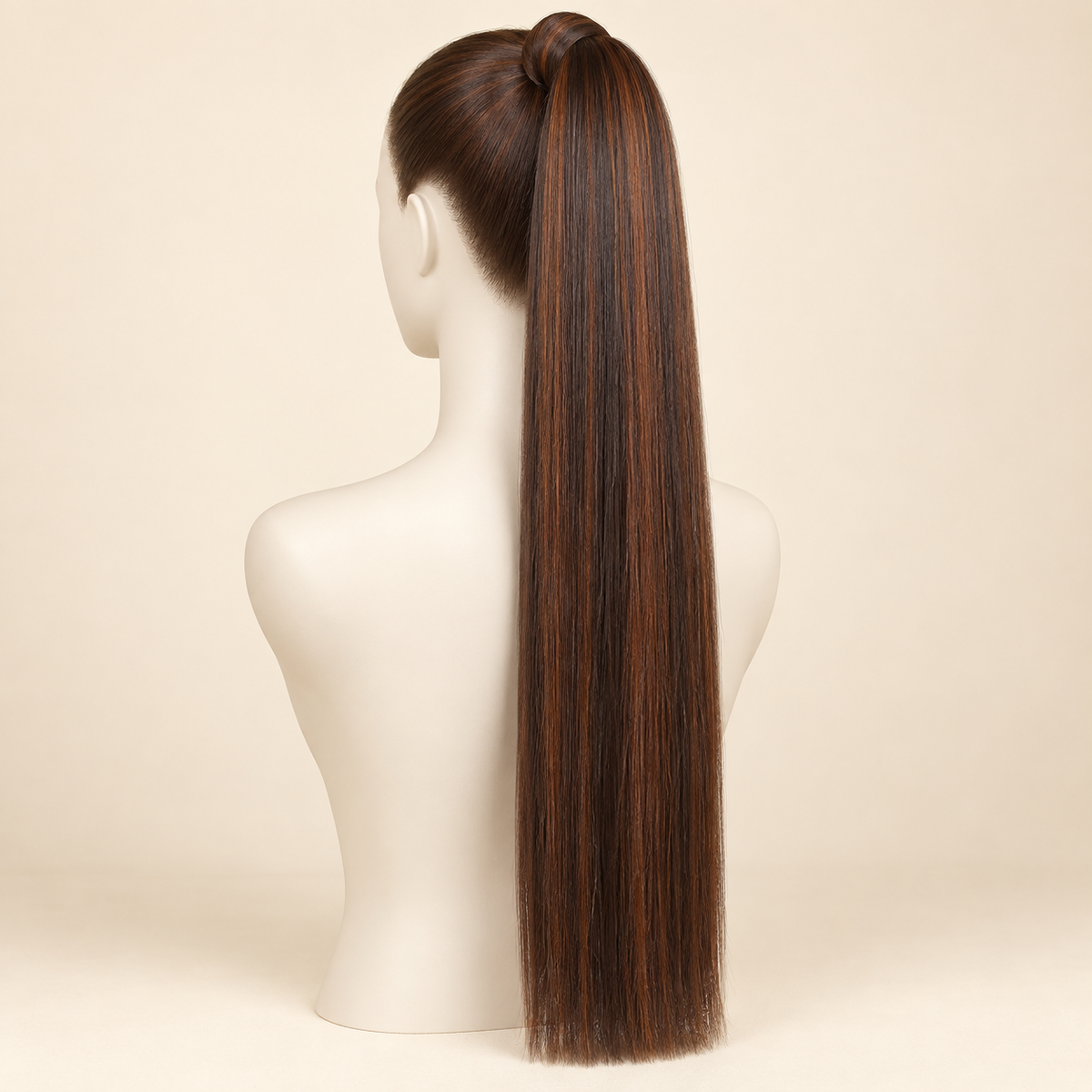 Straight Wrap-Around Ponytail Extension — color 2/33 — AI-generated color visualization