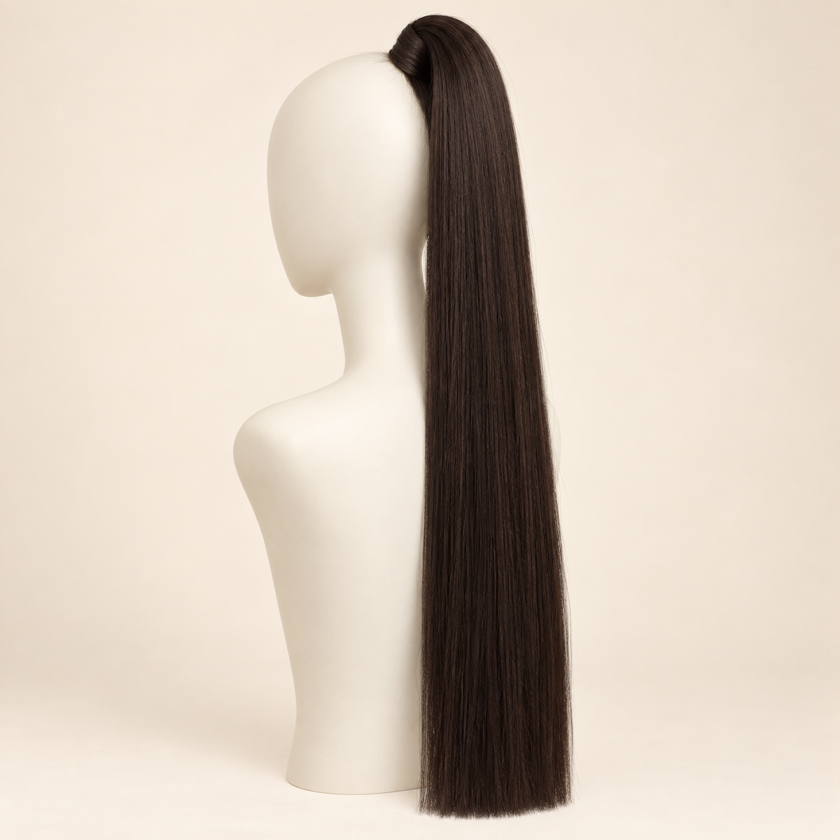 Straight Wrap-Around Ponytail Extension — color 2 — AI-generated color visualization