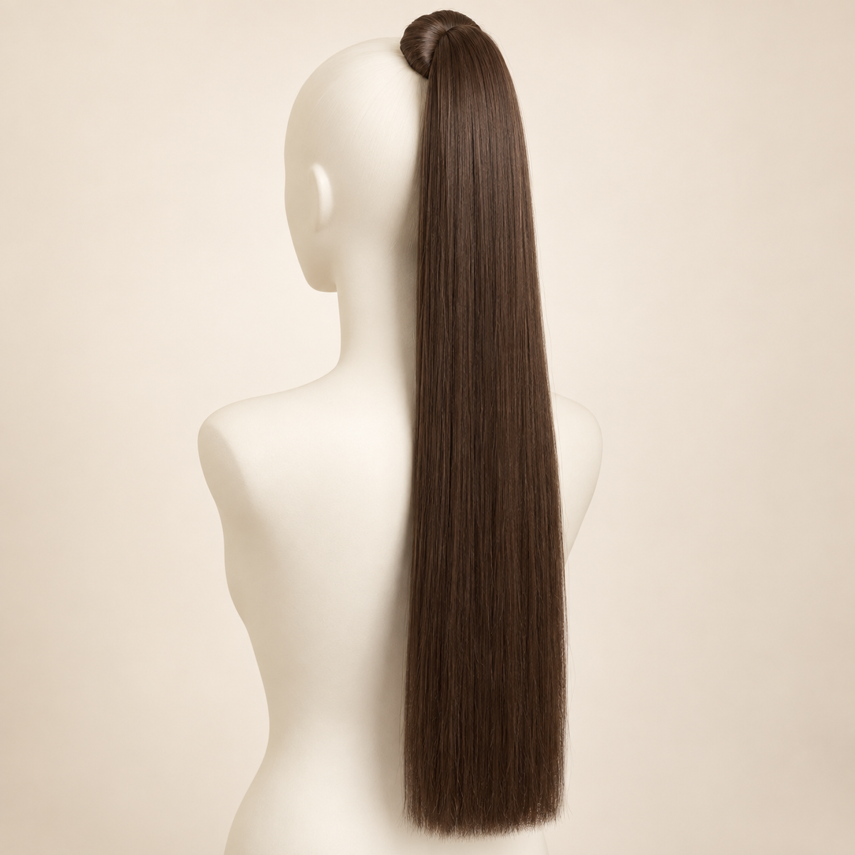 Straight Wrap-Around Ponytail Extension — color 4 — AI-generated color visualization